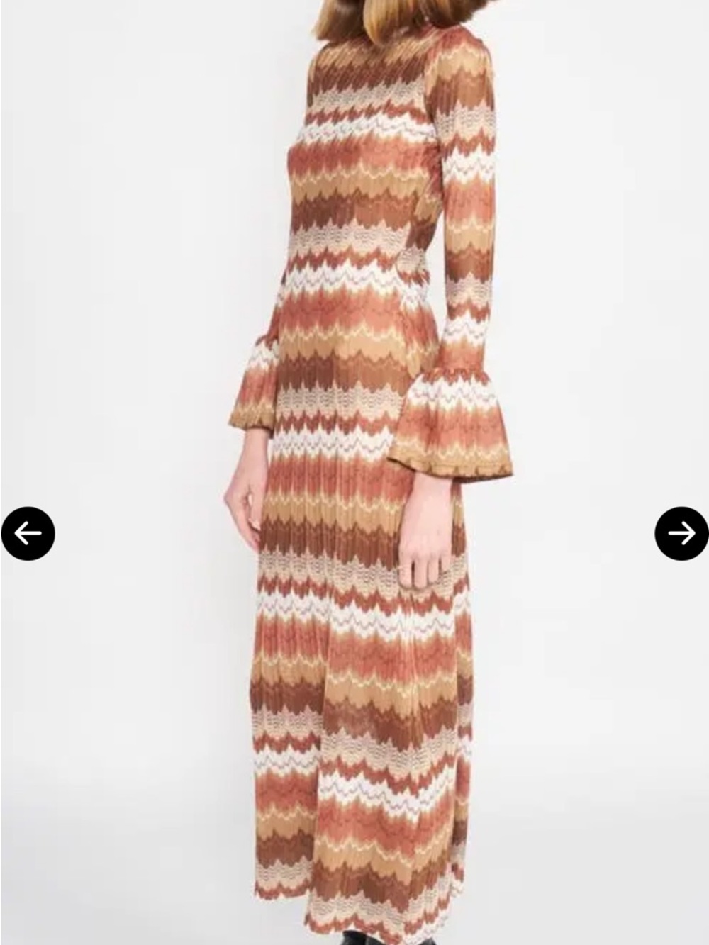 En Saison Wavy Stripe Sweater Dress - Picture 3 of 8